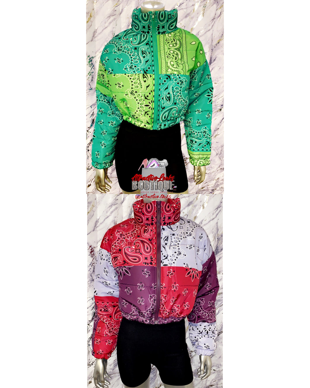 BANDANA PUFFER JACKET