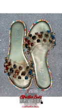 Load image into Gallery viewer, GOLD BLING SANDAL
