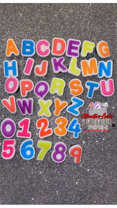 ABCs & 123s CLOG CHARMS