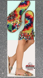 TIE DYE SANDAL