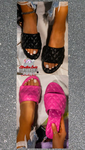 A NIGHT OUT OPEN TOE FLAT SANDAL