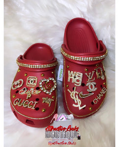 FULLY BEDAZZLED CLOGS