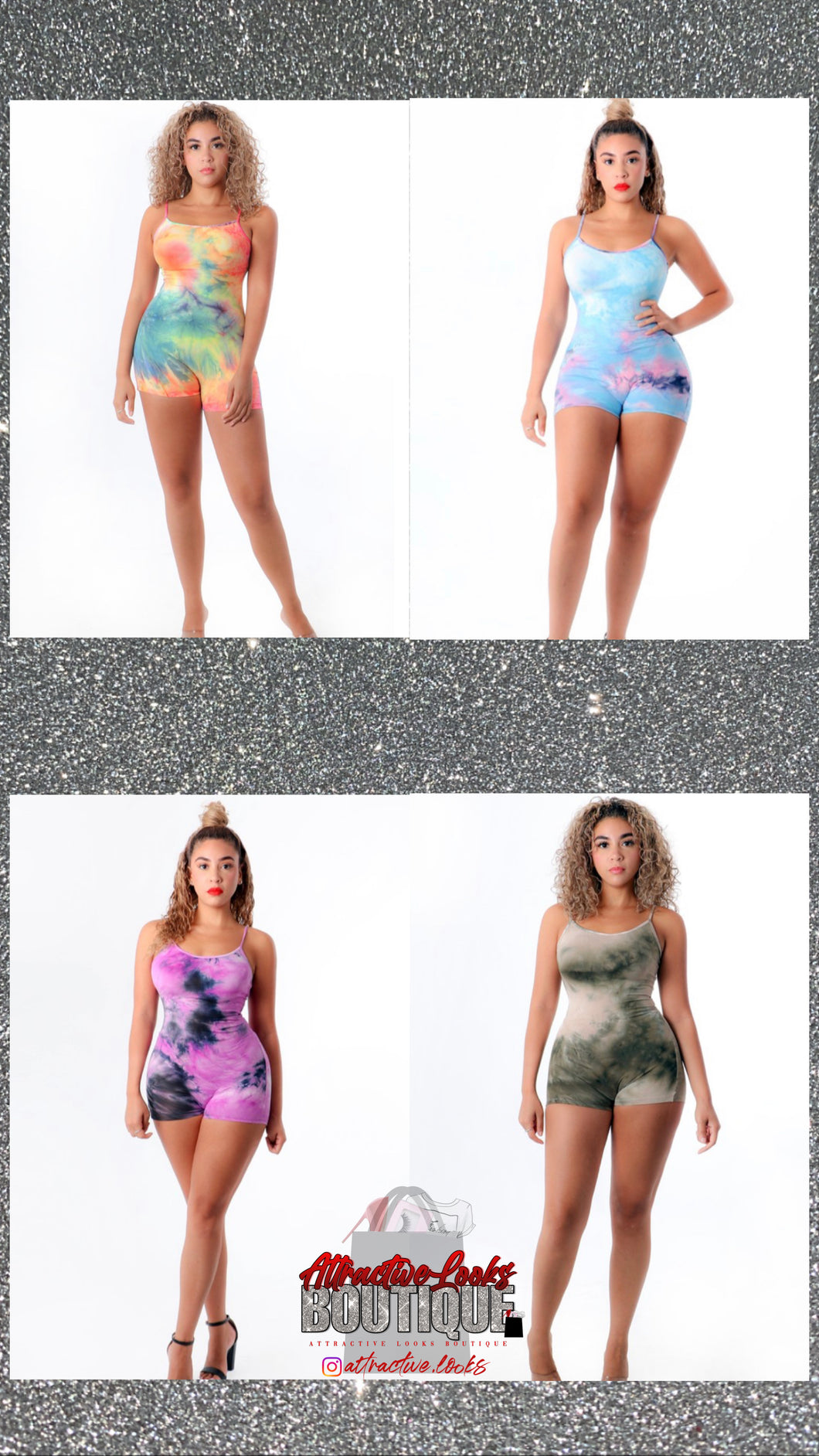 FLAVORS TIE DYE ROMPER