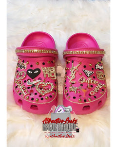 FULLY BEDAZZLED CLOGS