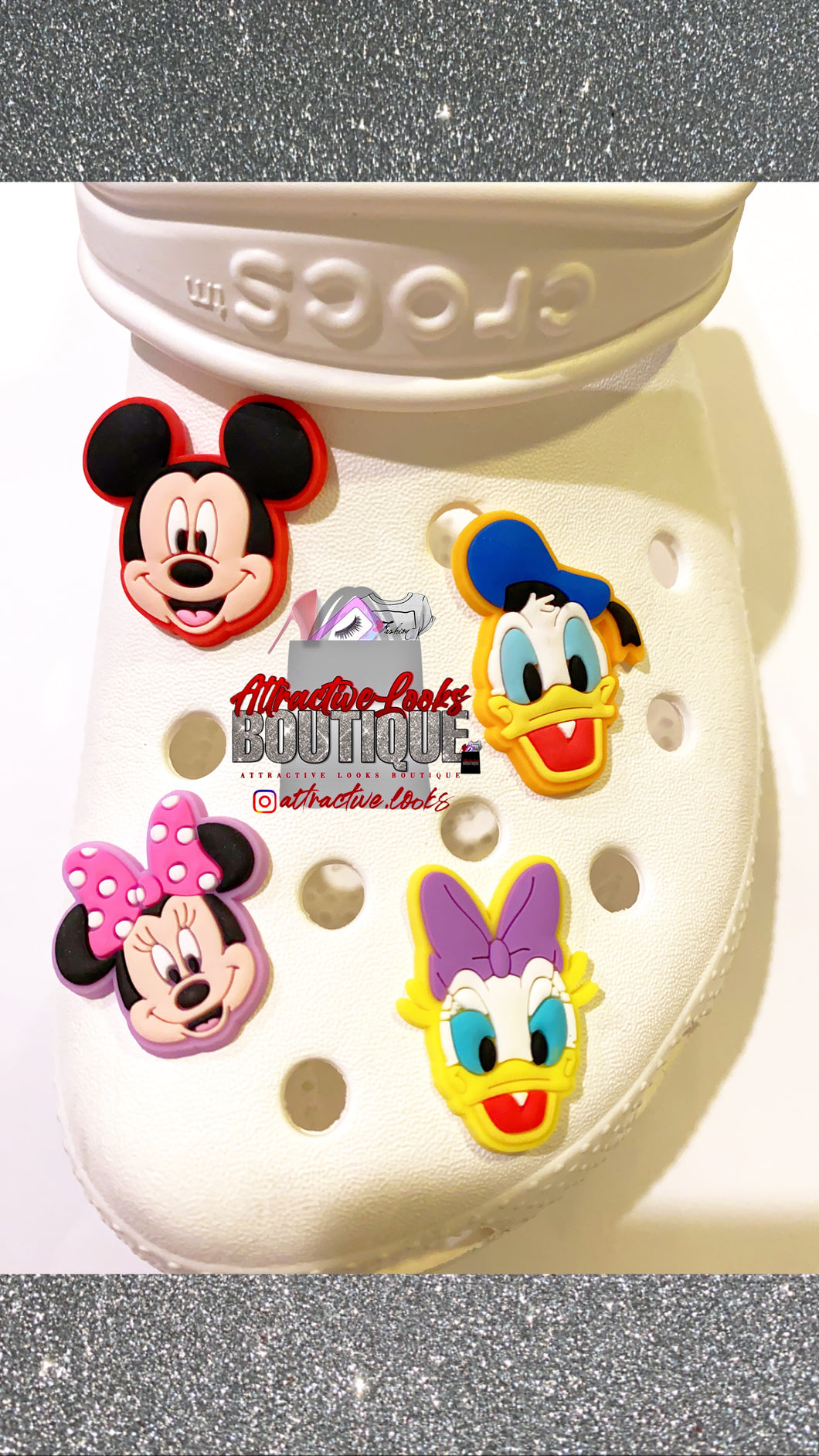 MICKEY MOUSE CLOG CHARMS