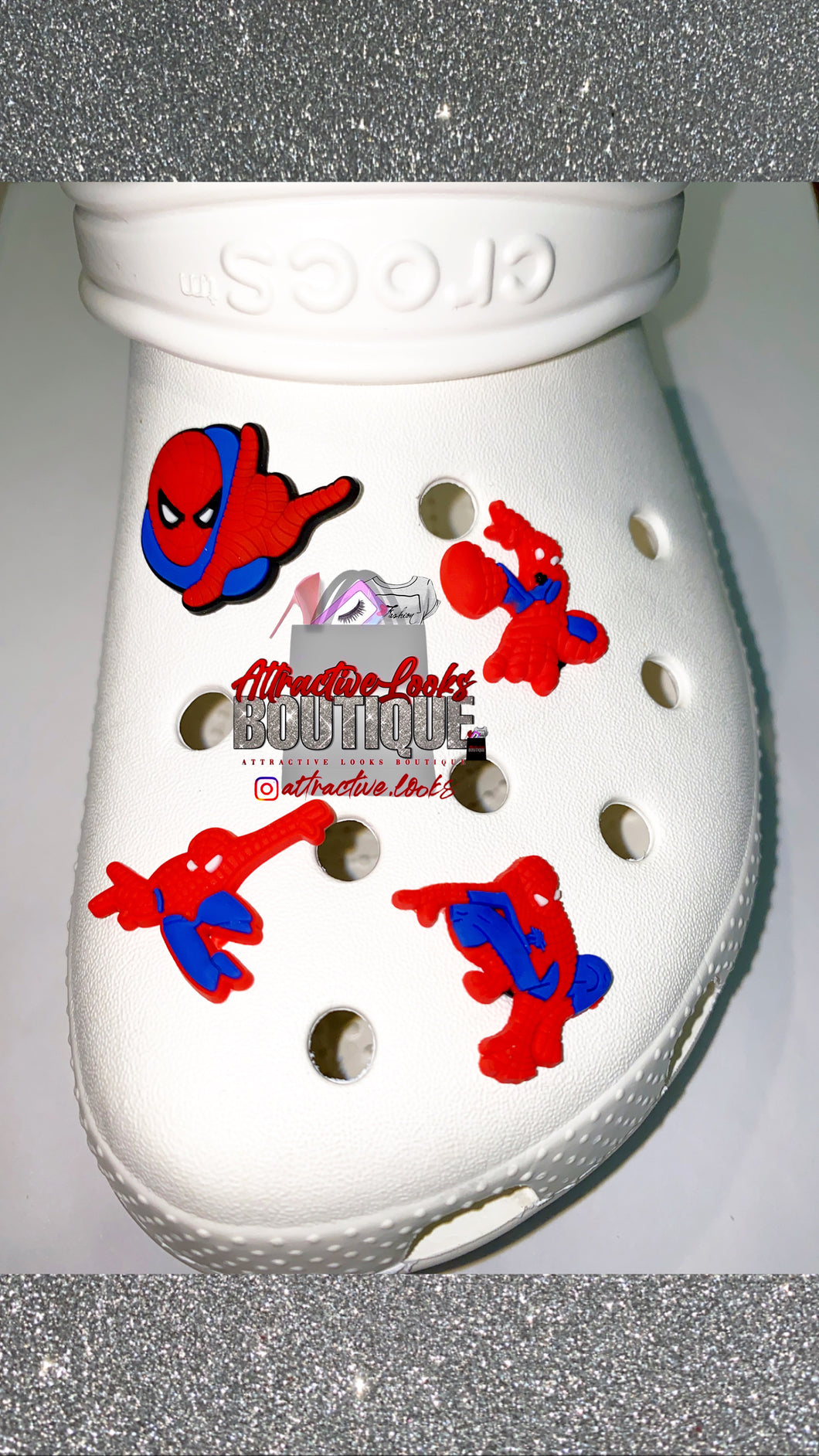 SPIDERMAN CLOG CHARMS