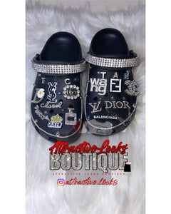 FULLY BEDAZZLED CLOGS