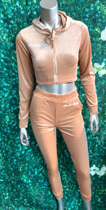 VELOUR JOGGERS SET