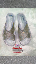 Load image into Gallery viewer, SLIDE THROUGH RHINESTONE FLAT SANDAL
