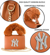 Load image into Gallery viewer, NY FUR HANDLE PURSE
