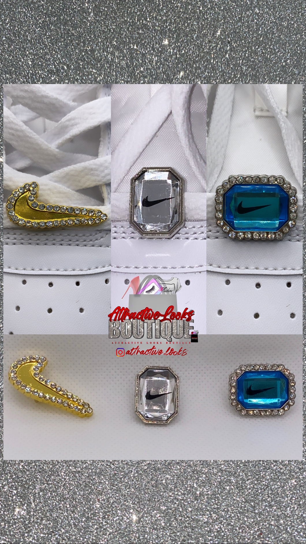 NIKE SHOELACE CHARMS