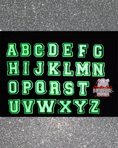 GLOW IN THE DARK ABC’S CLOG CHARMS